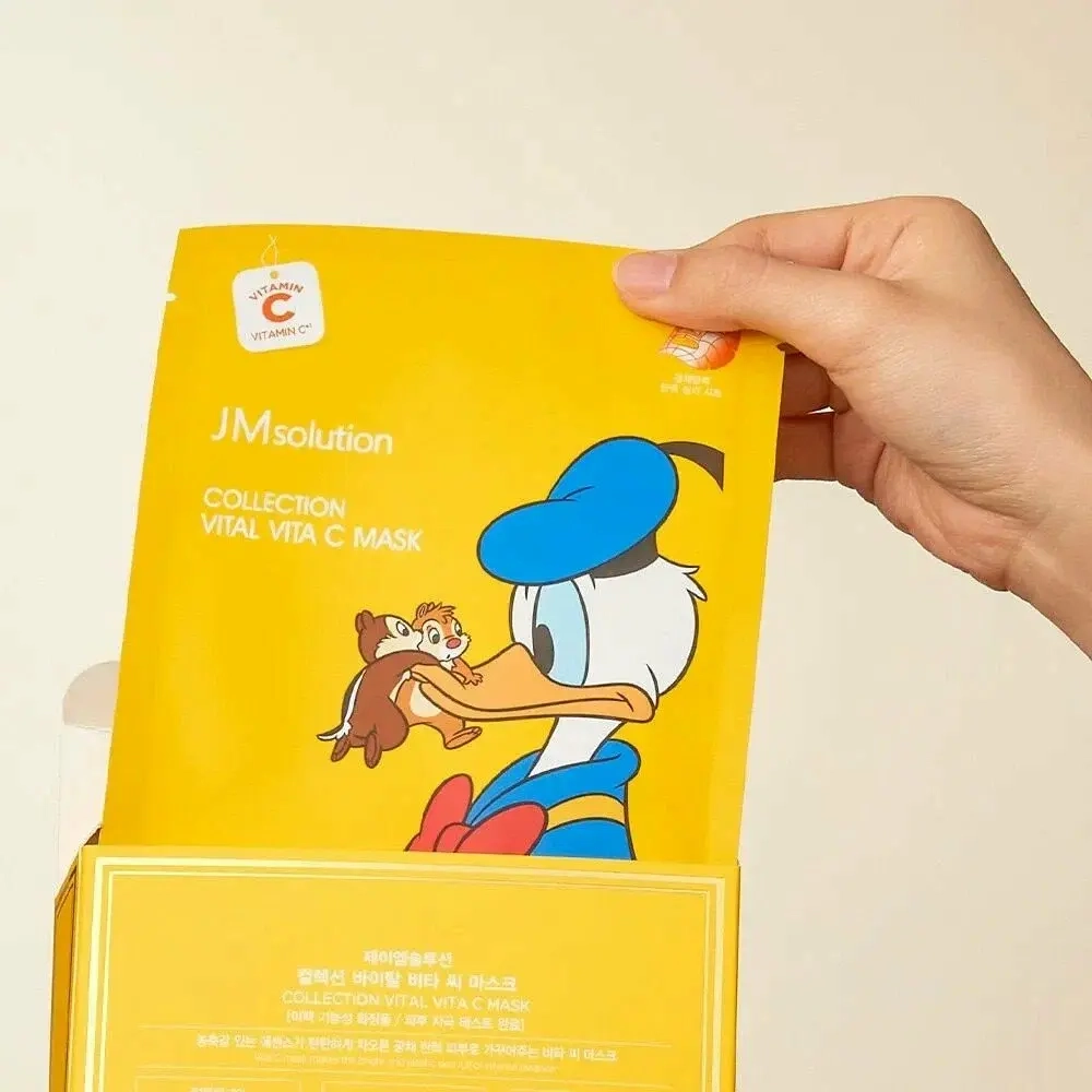 JMSOLUTION Маска тканевая с витамином С для сияния кожи Disney collection vital vita C mask (30 мл)