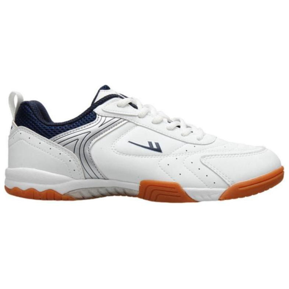 Warrior Cushioning Slip Resistant Low top Training Shoes Unisex White Dark Blue