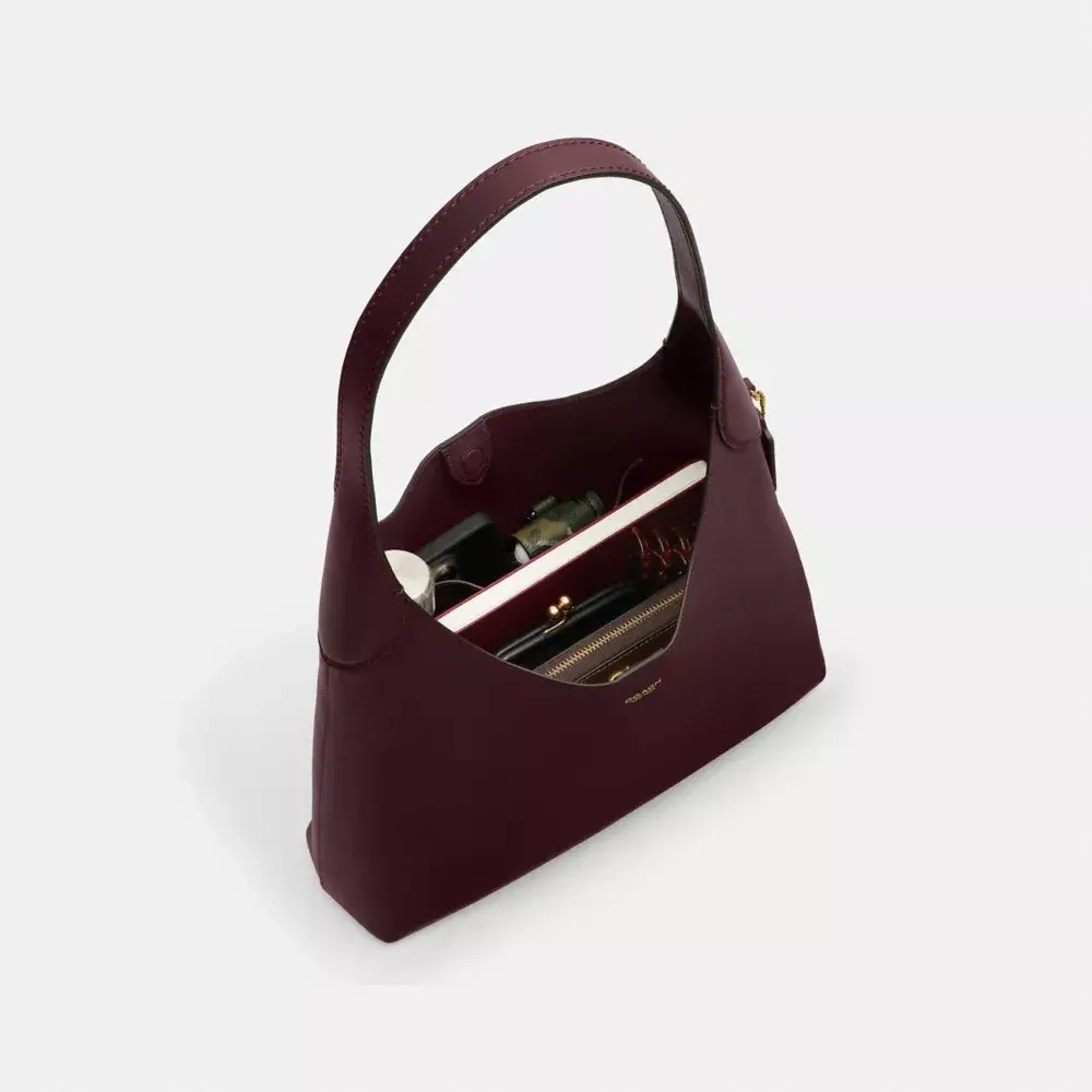 COACH СУМКА ЧЕРЕЗ ПЛЕЧО BROOKLYN 34, БОРДОВЫЙ