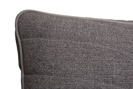 Диван шенилловый Garda Decor Madrid Memory трехместный коричневый с кантом