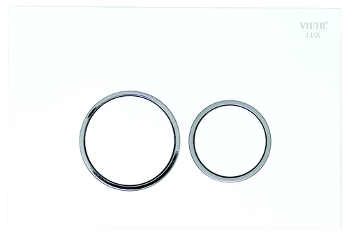 Кнопка для инсталляции с КРУГ. клав. (БЕЛЫЙ)  ViEiR  (50/1шт)