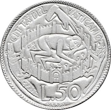 50 лир 1975 Ватикан, Священный год