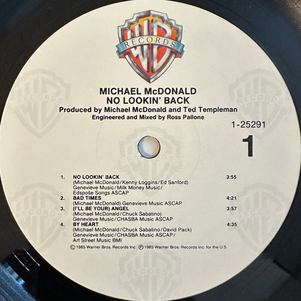 Michael McDonald ‎– No Lookin' Back (США)