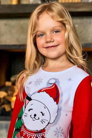 Детская пижама с брюками Juno AW20GJ549 Happy New Year