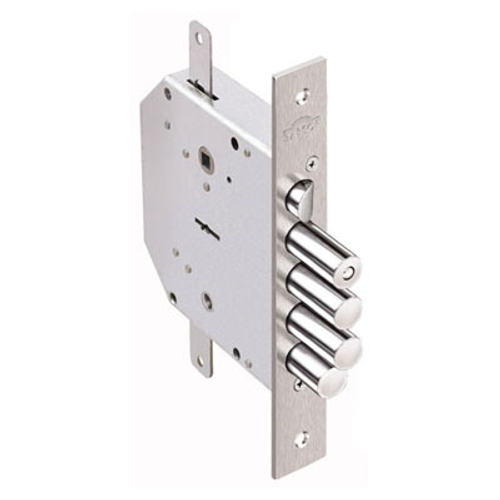 Замок врезной Эльбор ReX 3.10  5ключ. б/о  с/т тяж. Левый  (1.06.42.5)  / 5309