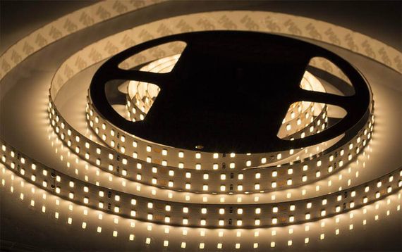Светодиодная лента Arlight 20W/m 196LED/m 2835SMD теплый белый 5M 020389(B)