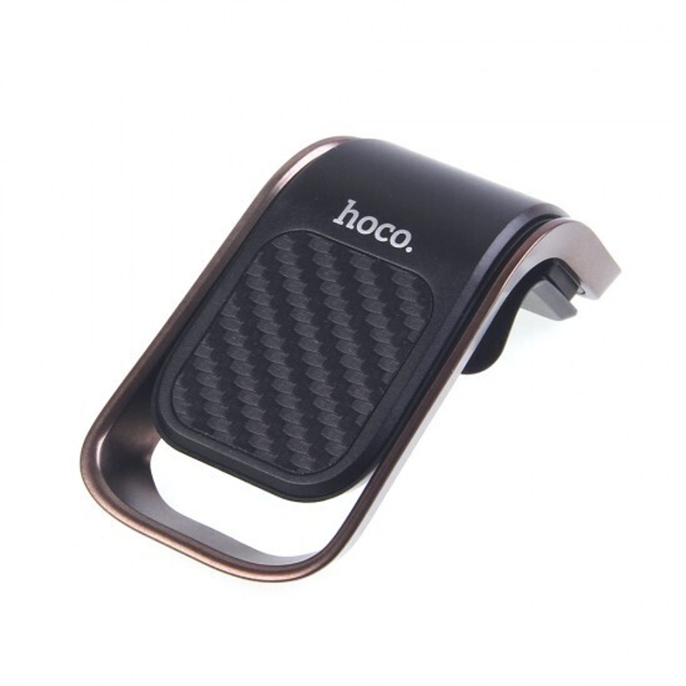 Держатель в авто на магните Hoco CA74 с креплением на решетку, 012145 Черный + серый