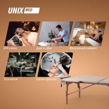 Массажный стол UNIX Serenity 3 Section Grey