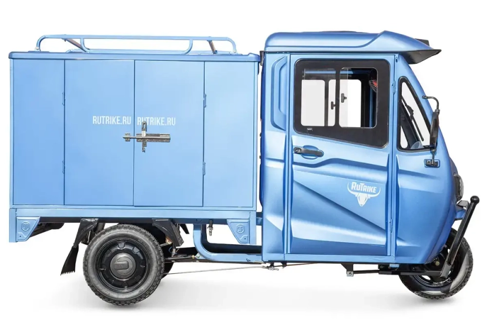 Грузовой электротрицикл Rutrike КАРГО Кабина Дуал