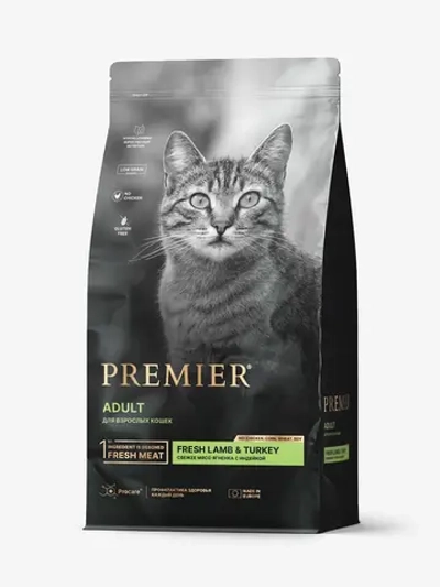 Premier Adult для взрослых кошек (Ягненок с индейкой)