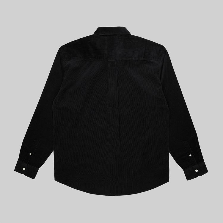 Рубашка мужская Carhartt WIP Madison Fine Cord артикул:I030580_black - купить в магазине Дайс