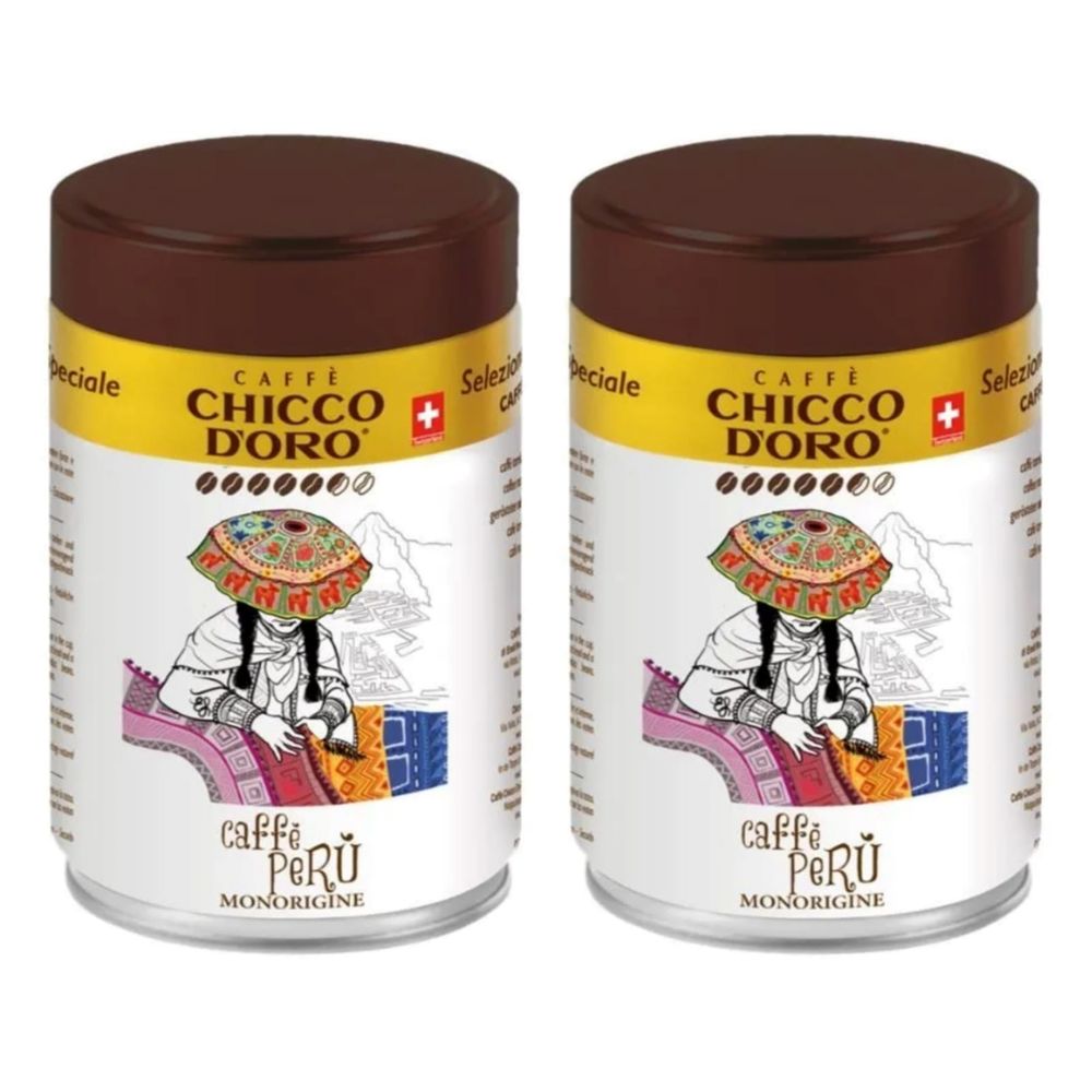 Кофе в зернах Chicco D&#39;Oro Peru 250 г x 2 шт