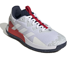 Мужские кроссовки теннисные Adidas SoleMatch Control M OC - white