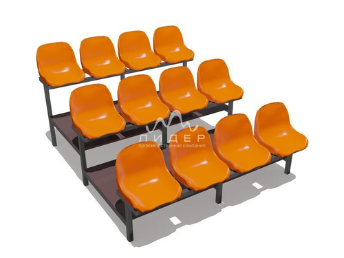 Трибуна открытая на 12 посадочных мест 41101