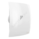 Вентилятор накладной пластик D100 с обратным клапаном белый DICITI BREEZE 4C