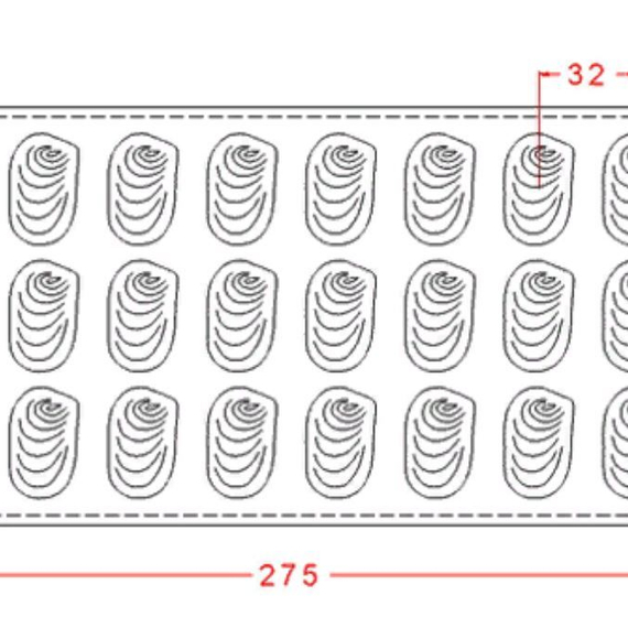 3 | Форма для шоколадных конфет (275*135 мм)