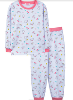 ПИЖАМА для девочки M1181FNR-2/5 р.104 белый зайчики (Такро)