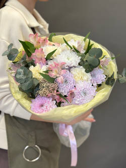 Букет цветов Сиреневый закат