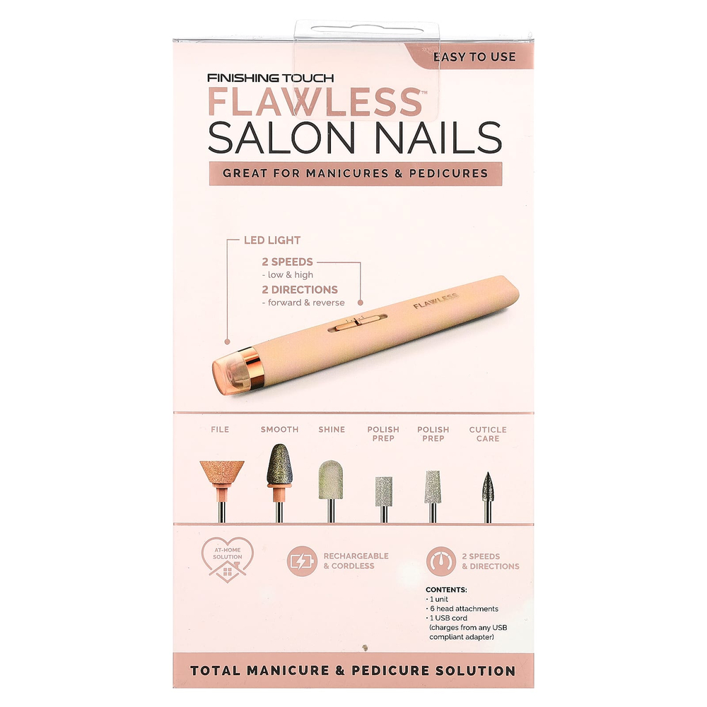 Flawless, Финишный штрих, ногти для салонов, набор из 8 предметов