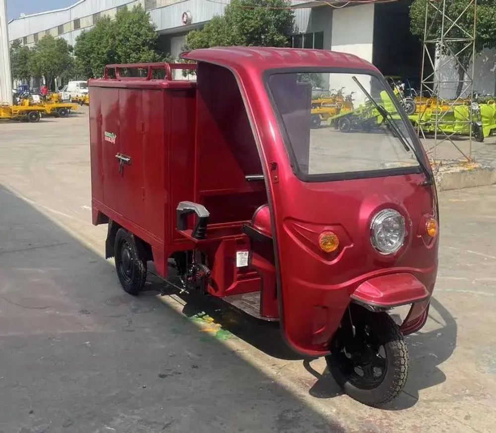 Электротрицикл грузовой Green Camel Тендер C1500 (60V 1000W) BOX, понижающая