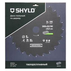 Диск пильный по дереву SHYLD 300х32/30мм 24Т (20290)