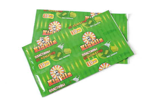 Пластины от комаров Кинкила, (10 шт/уп) 29585