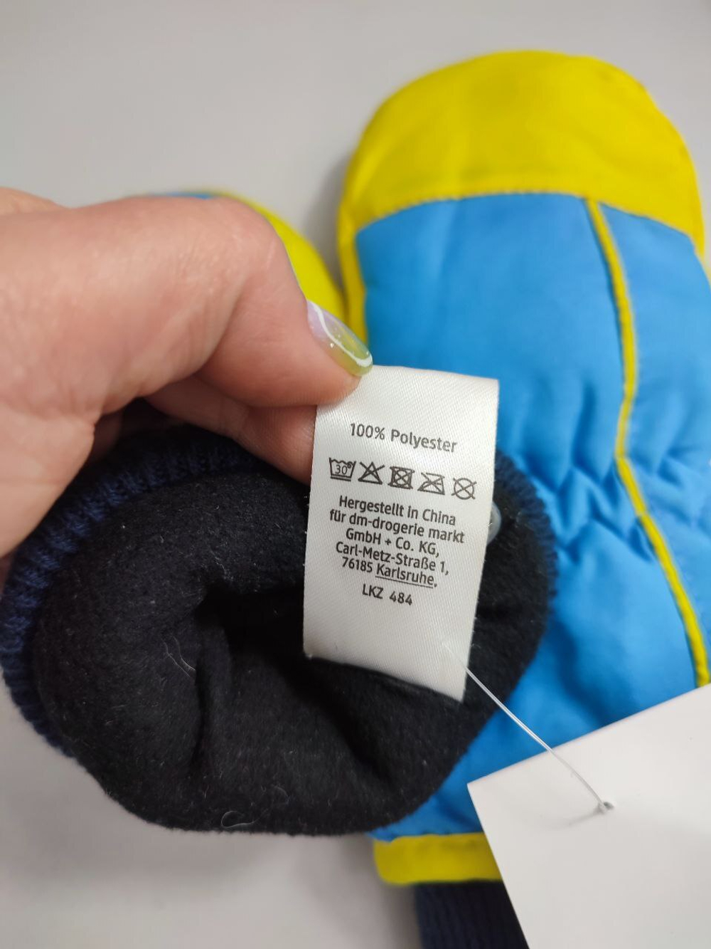 Варежки Pusblu яркие теплые