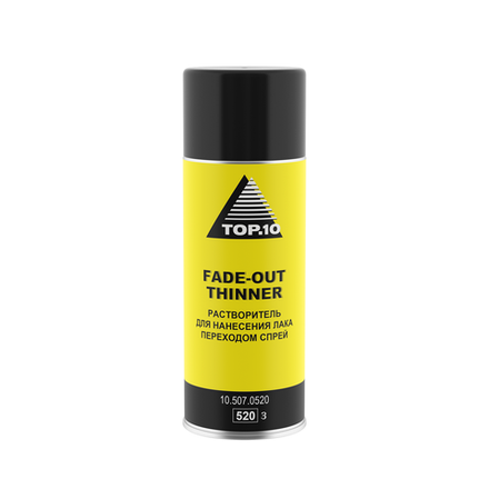 Растворитель для нанесения лака переходом TOP.10 FADE-OUT THINNER (520 мл)