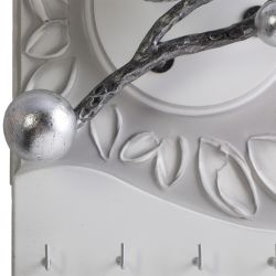 Полка-ключница Терра Бранч Айс Античное Серебро