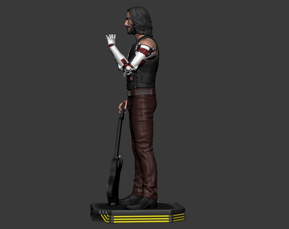 Джонни Сильверхенд Киберпанк 2077 Фигурка Johnny Silverhand Cyberpunk 2077