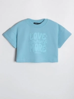 Летний костюм для девочки с шортами