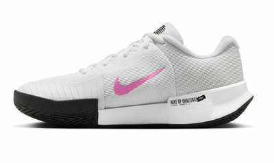 Женские Кроссовки теннисные Nike Zoom GP Challenge Pro - white/playful pink/black