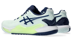 Женские теннисные кроссовки Asics Gel-Resolution 9 - pale mint/blue expanse