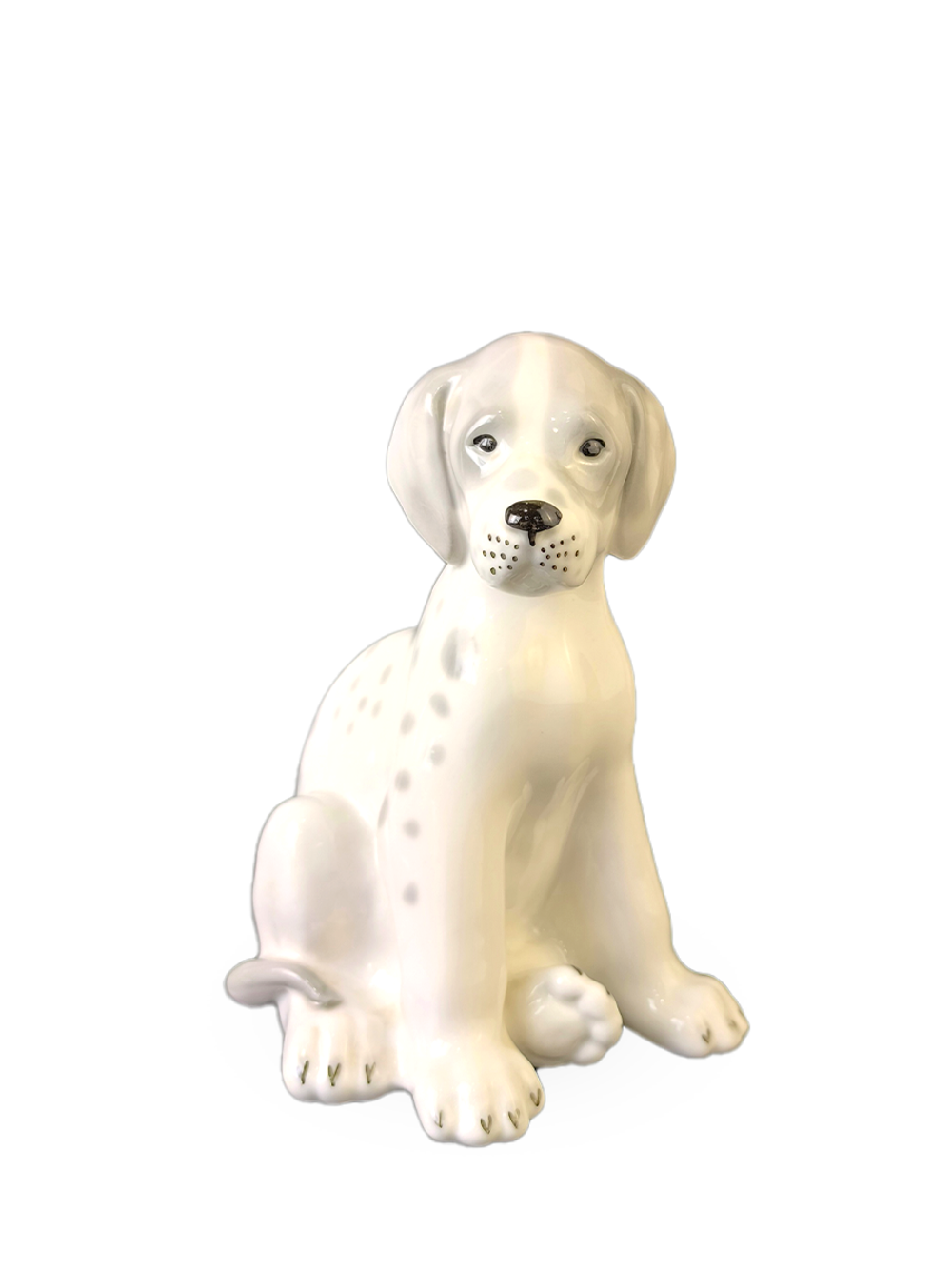 Фарфоровая статуэтка "Щенок мраморного дога" ЛФЗ