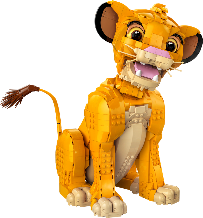 Конструктор Лего Дисней Король Лев Молодой Симба | LEGO Disney Young Simba 43247 коллекционная модель, 1445 дет. (18+)