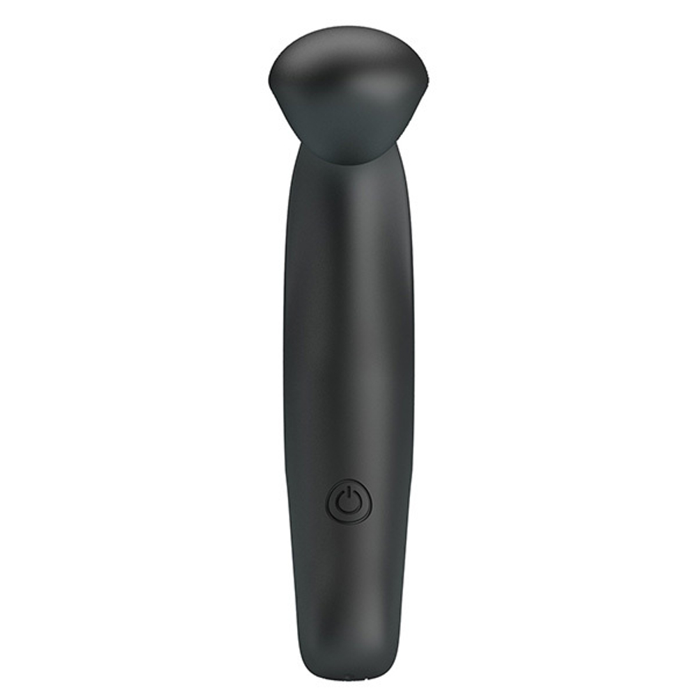 Черная вибронасадка на палец Pretty Love Gorgon BI-210298