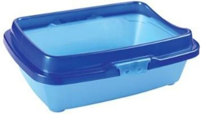 Лоток для кошек ДОГУШ с бортом, 32,5*43*15,5 см