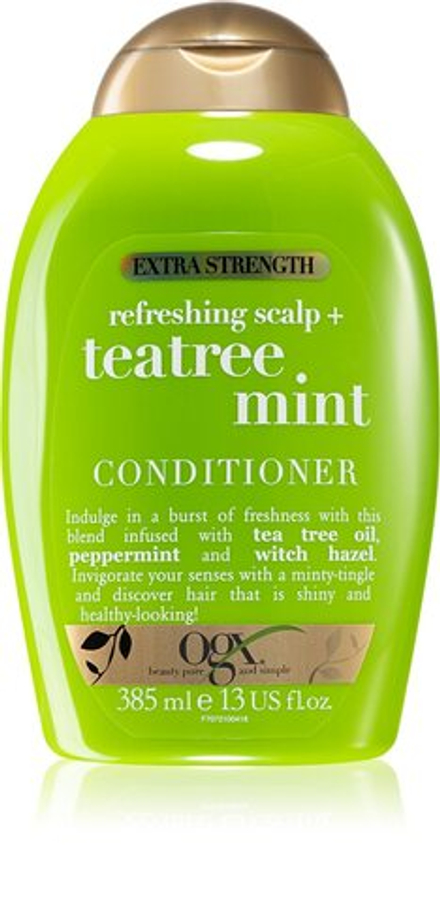 OGX Teatree Mint Extra Strenght - освежающий кондиционер /   385  ml  / GTIN 0022796670724