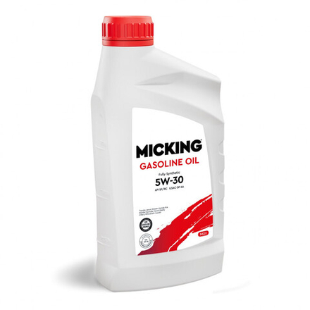 Моторное масло Micking Gasoline Oil MG1 5W-30 синтетическое API SP/RC для бензиновых двигателей 1л.,