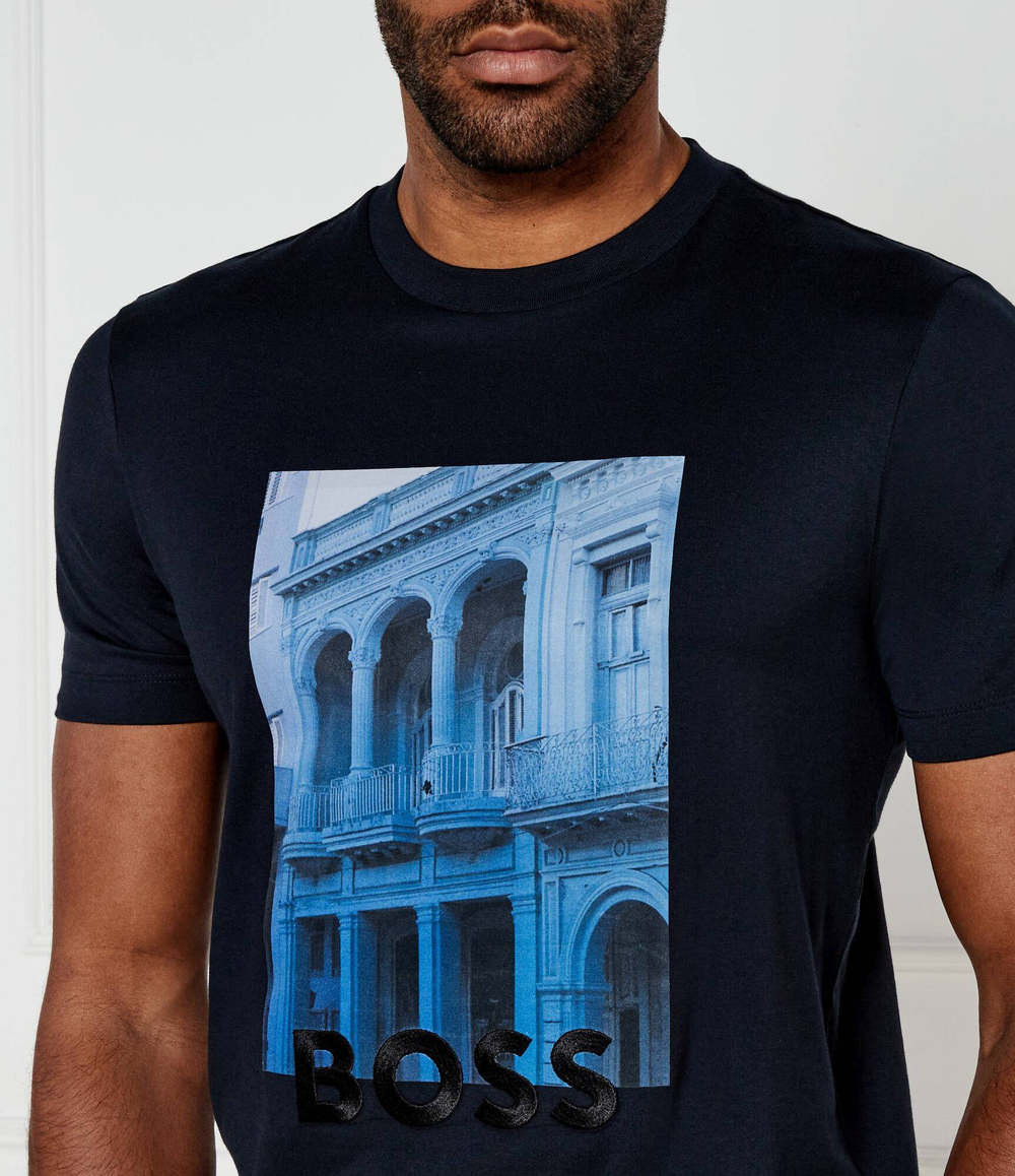 Футболка C-Thompson 104 BOSS BLACK - темно-синий(50536460)