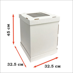 Коробка для свадебного торта 325*325*450ММ, «CUBE BOX»