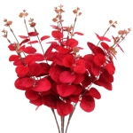 Искусственные цветы «FLOWERS MAGIC» 50см Эвкалипт красный