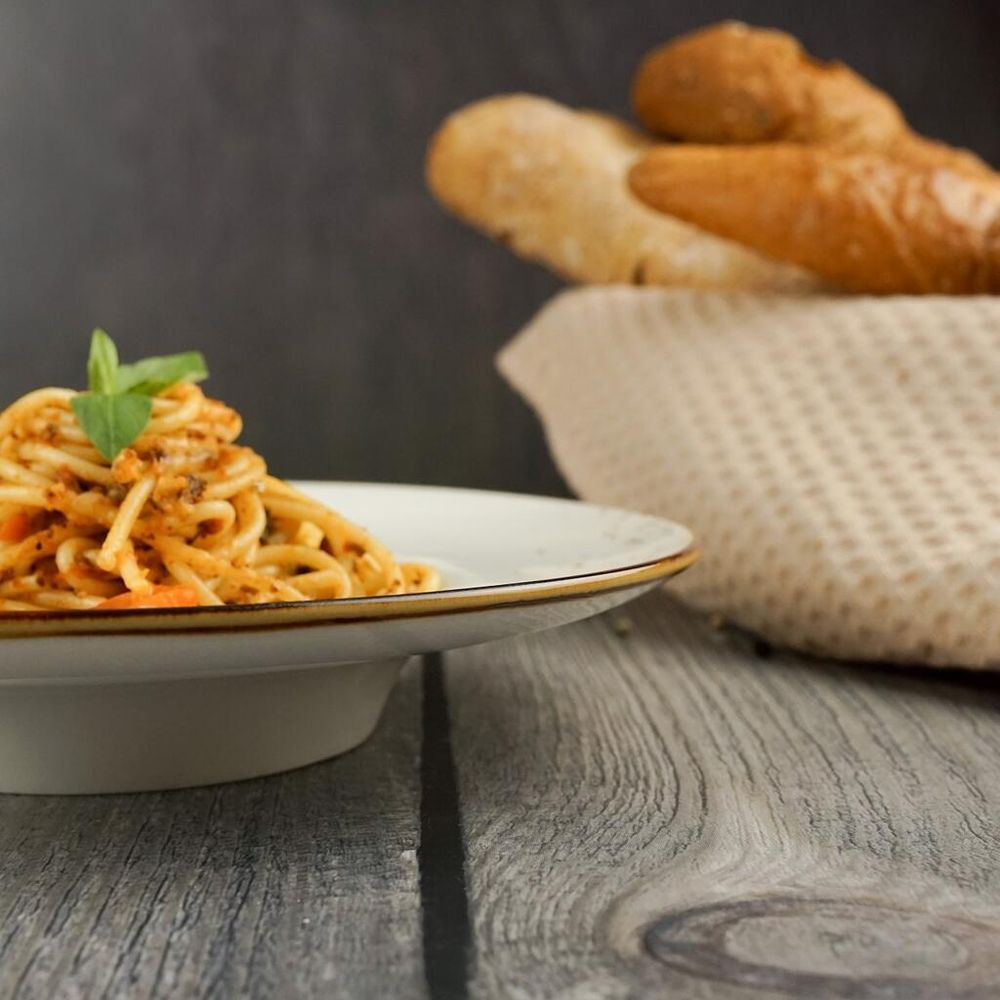 Тарелка глубокая 140 мл d 21,3 см h3,5 см для пасты   Proff Cuisine [6]