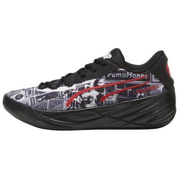 PUMA All Pro Nitro Баскет-болонные кроссовки Низкие Серые черные Мужские