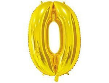 К ЦИФРА 0  26" Золото 60 см.