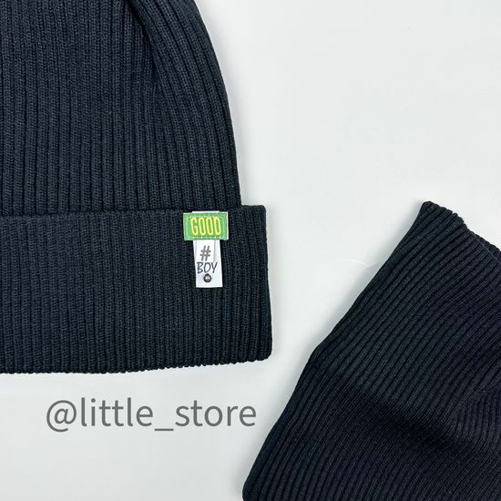 Шапка со снудом, Черный