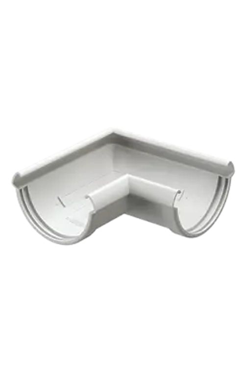 Угловой элемент желоба 90гр. Docke LUX Пломбир