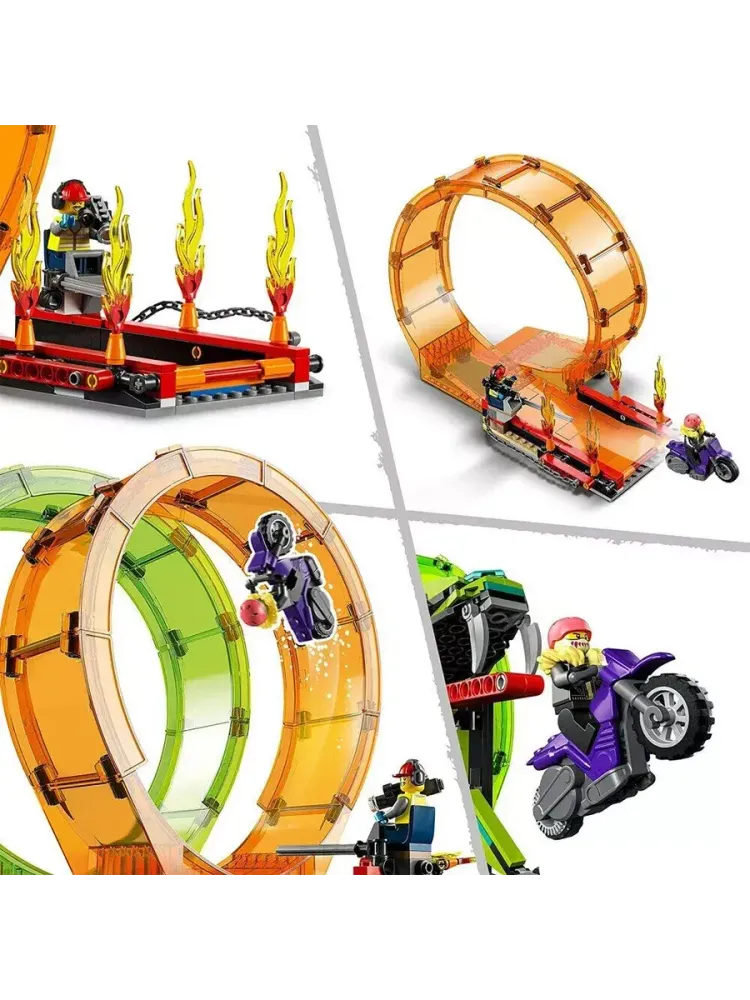 Конструктор LEGO City 60339 Трюковая арена для машинок