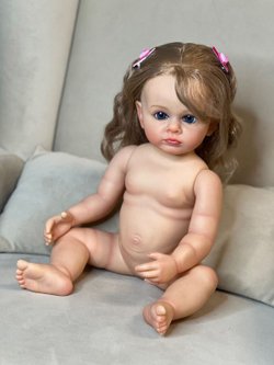 Кукла Реборн виниловая 55см в пакете (FA-315)