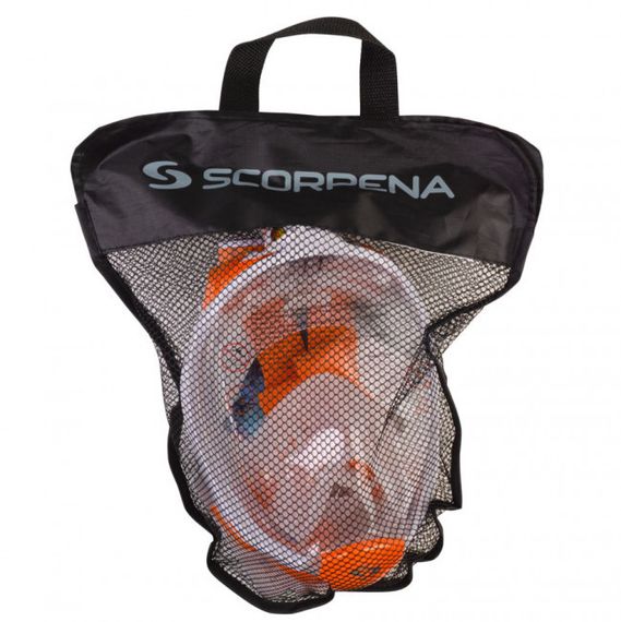 Маска полнолицевая Scorpena Swim малая оранжевая